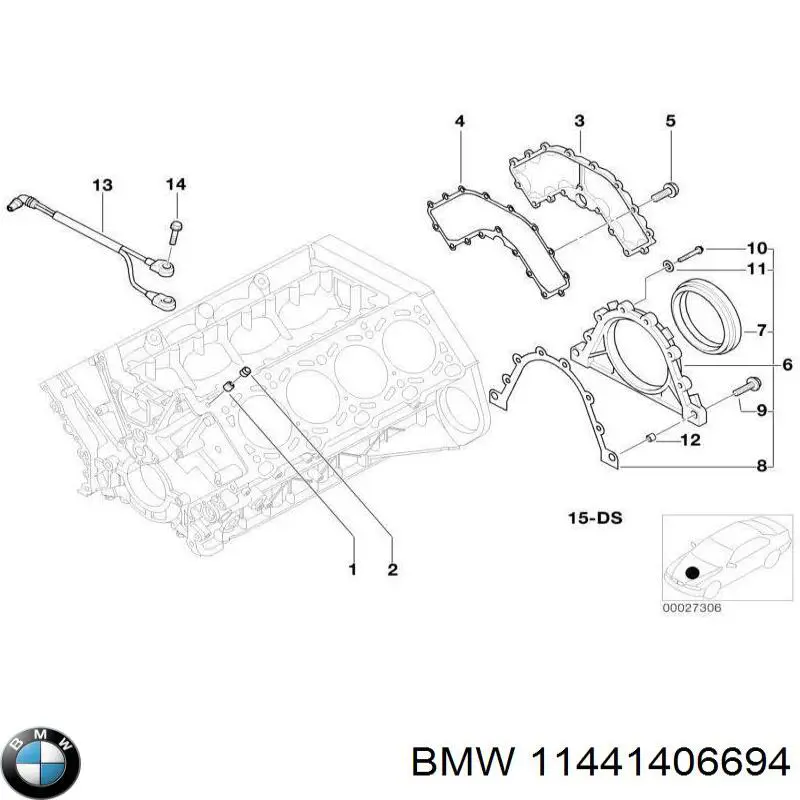  BMW 11441406694 precio, desde 8,38 EUR