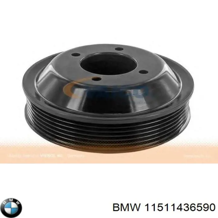 Polea de bomba de agua 11511436590 BMW