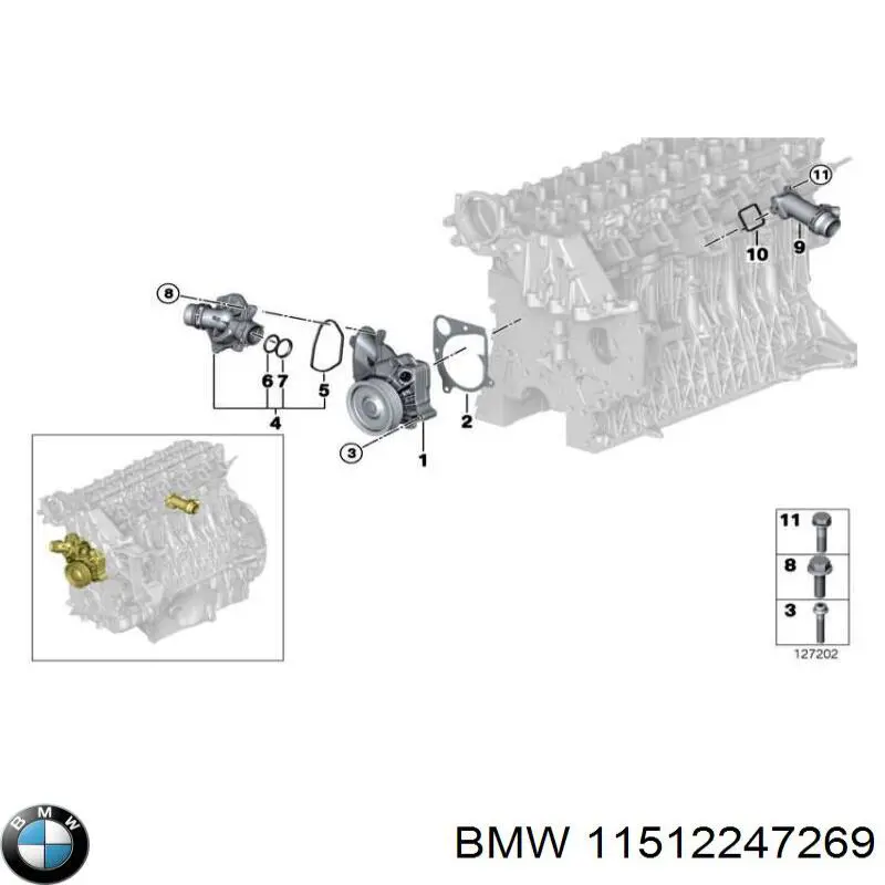 Termostato 11512247269 BMW