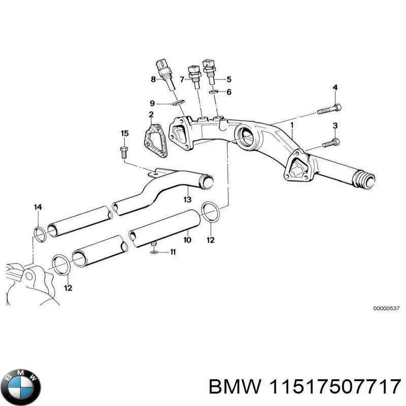 Comprar 11517507717 BMW Junta, sensor de posición de cigüeñal