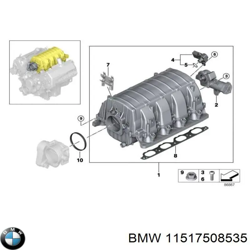 Junta de bomba de agua BMW 11517508535 precio, desde 8,86 EUR