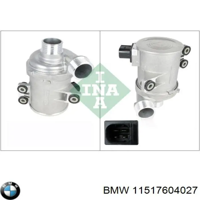 11517604027 BMW bomba de agua, adicional eléctrico