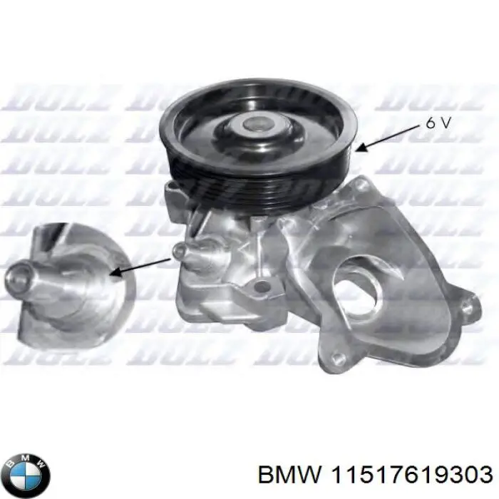 11517619304 BMW bomba de agua