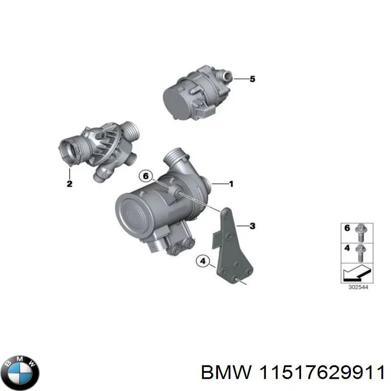 11517629911 BMW condensador aire acondicionado