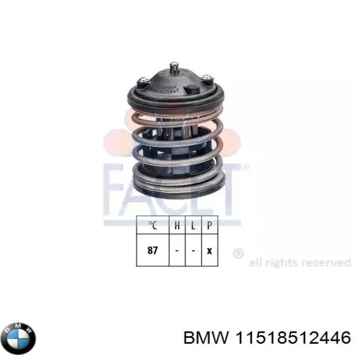 11518512446 BMW Junta de bomba de agua