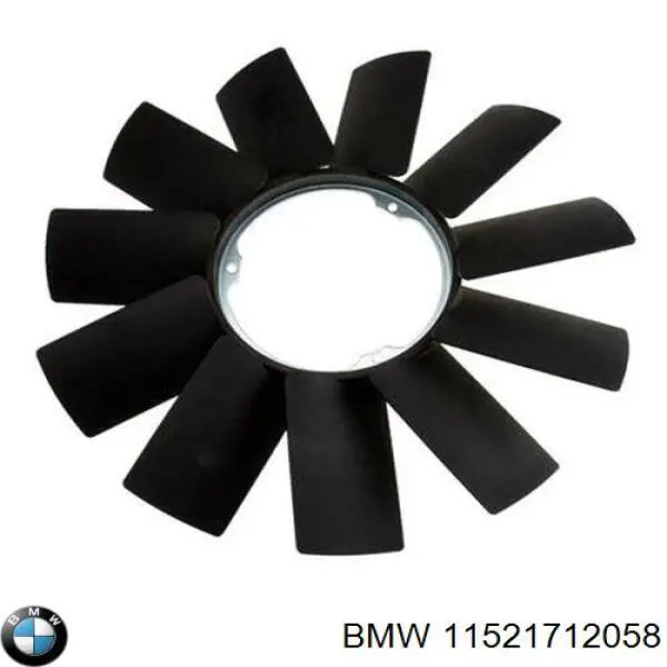 11521712058 BMW rodete ventilador, refrigeración de motor