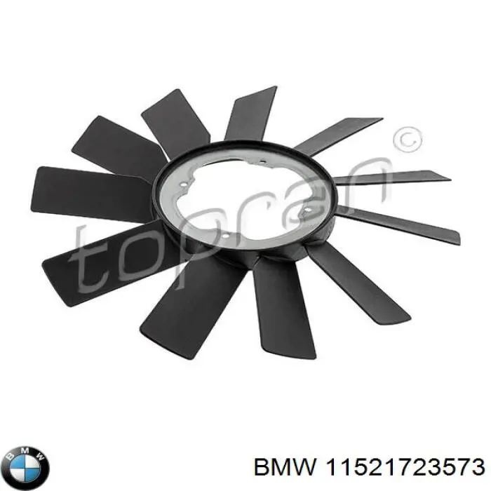 11521723573 BMW rodete ventilador, refrigeración de motor