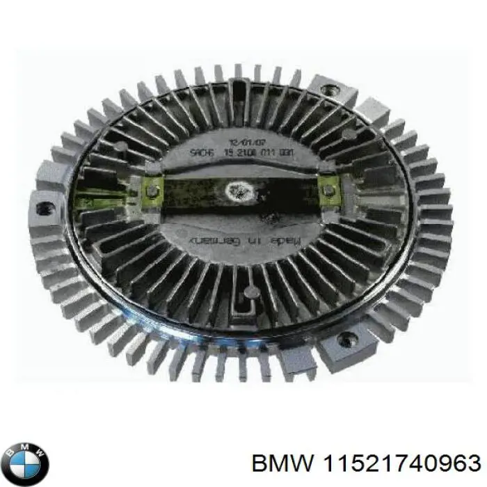 11521740963 BMW embrague, ventilador del radiador