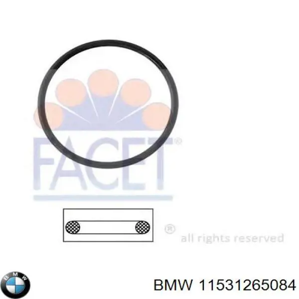 Junta, termostato Mercedes E S124