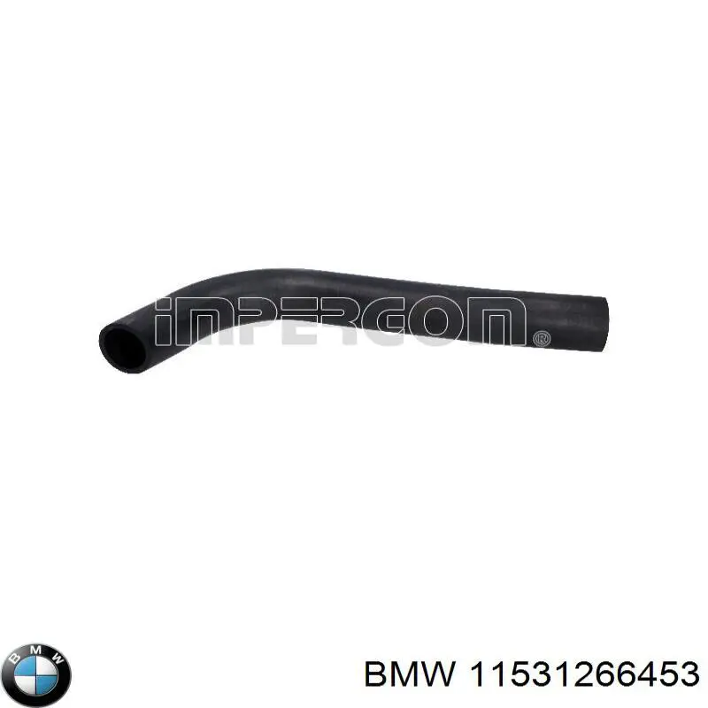 11531257702 BMW tubería de radiador arriba