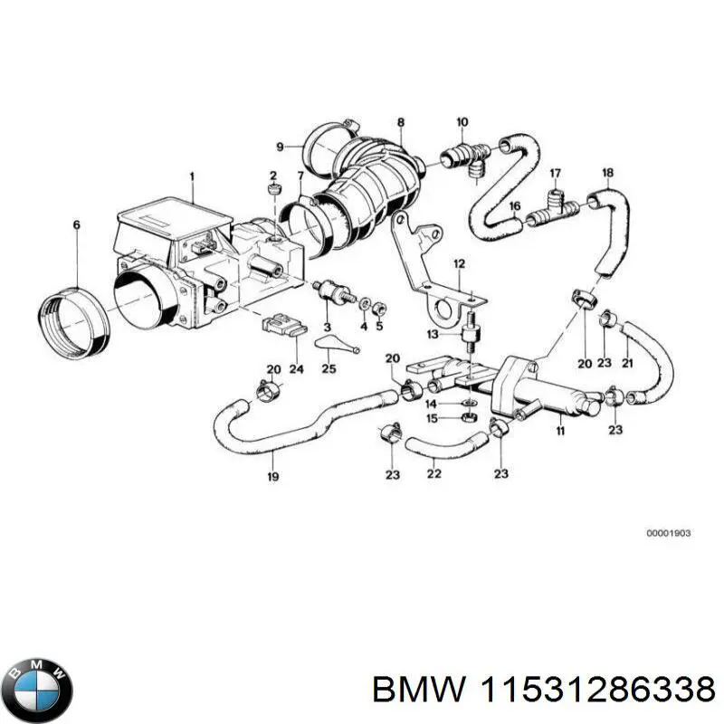 Manguera de refrigeración para BMW 3 (E30)