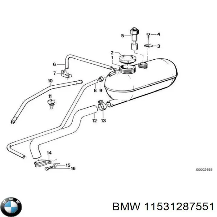 Comprar 11531287551 BMW Manguera superior del radiador