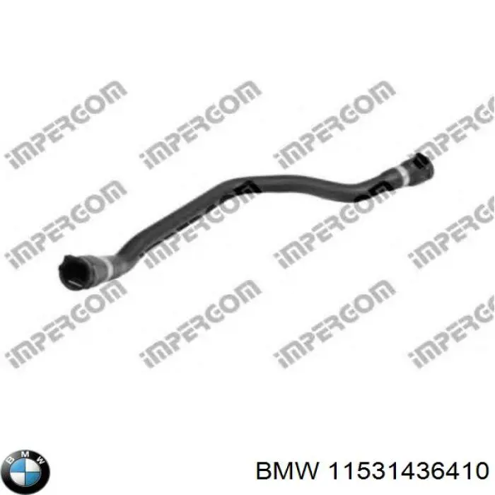 Manguera inferior del radiador Cautex 752713