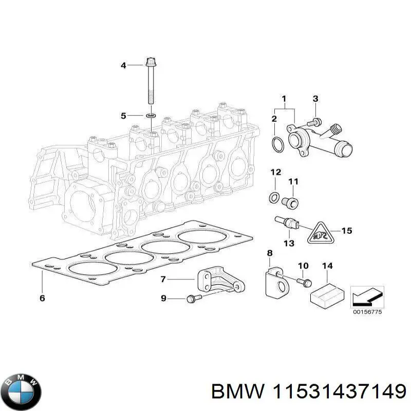 Junta de la carcasa del termostato BMW 11531437149 precio, desde 3,19 EUR