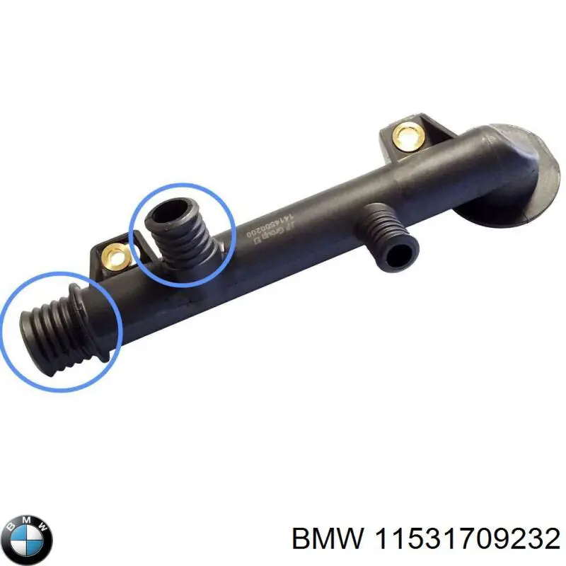 Brida del sistema de refrigeración (triple unión) 11531709232 BMW