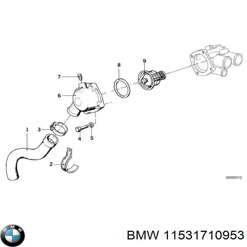 Termostato BMW 11531710953 precio, desde 12,06 EUR