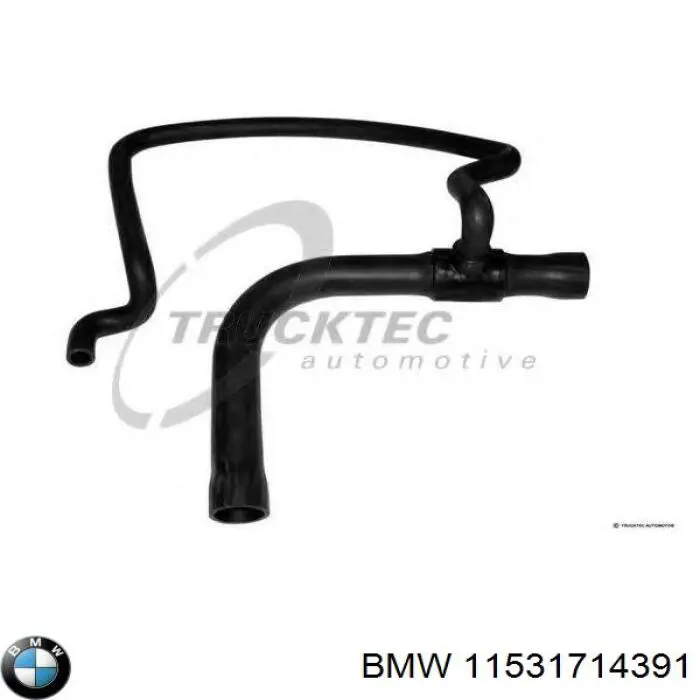 11531714391 BMW tubería de radiador arriba