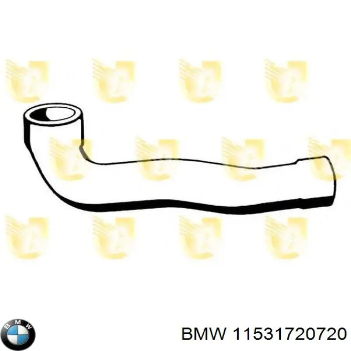 Manguera superior del radiador 11531720720 BMW