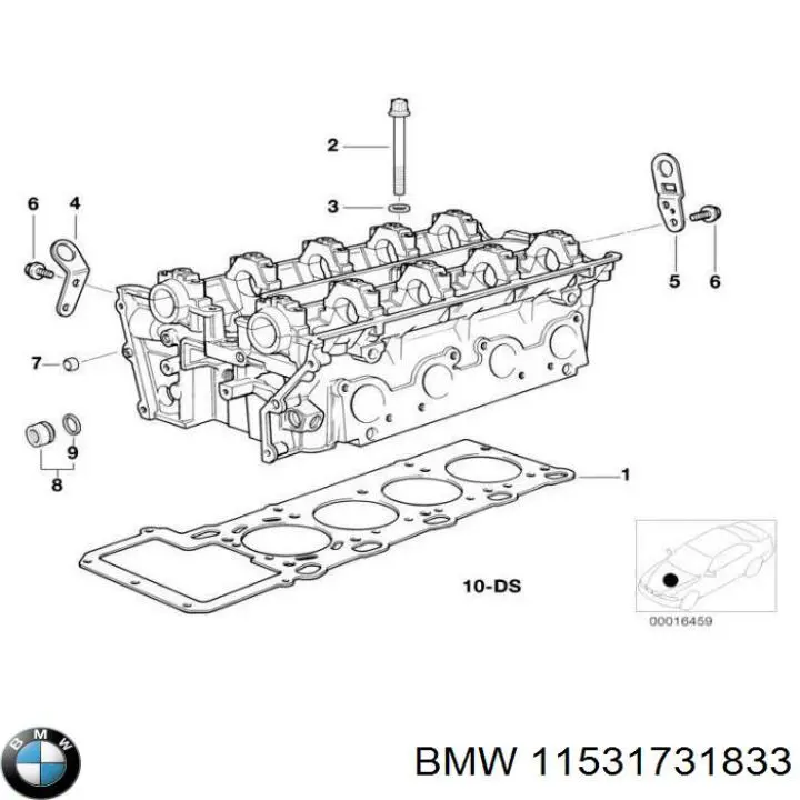Comprar 11531731833 BMW Junta del colector de agua del sistema de refrigeración