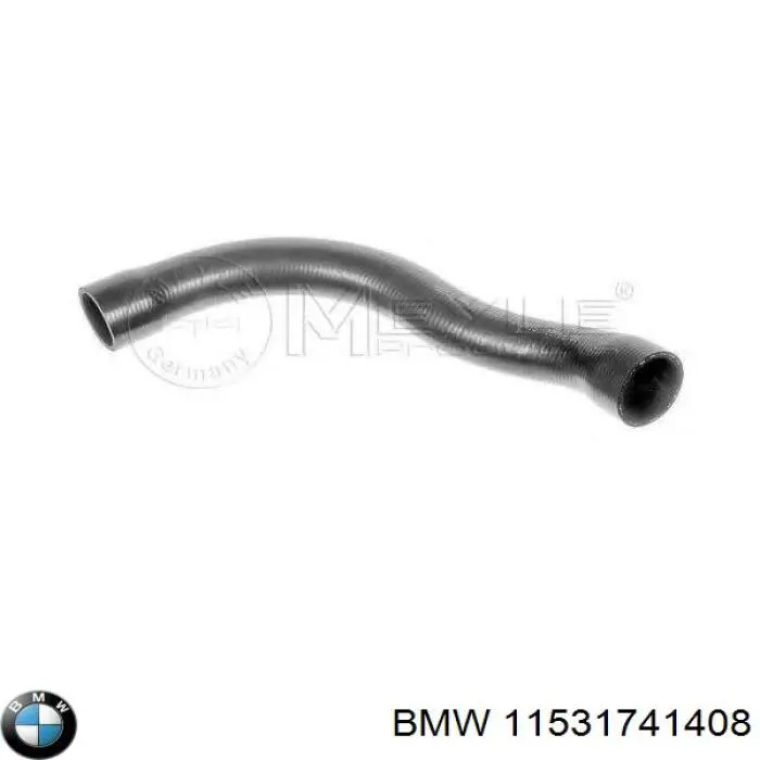 11531741408 BMW tubería de radiador arriba