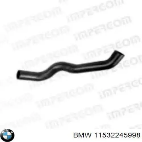 11532245998 BMW tubería de radiador arriba