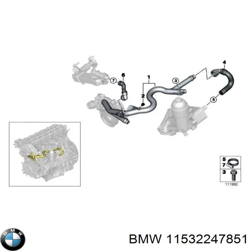 Comprar 11532247851 BMW Manguera superior del radiador