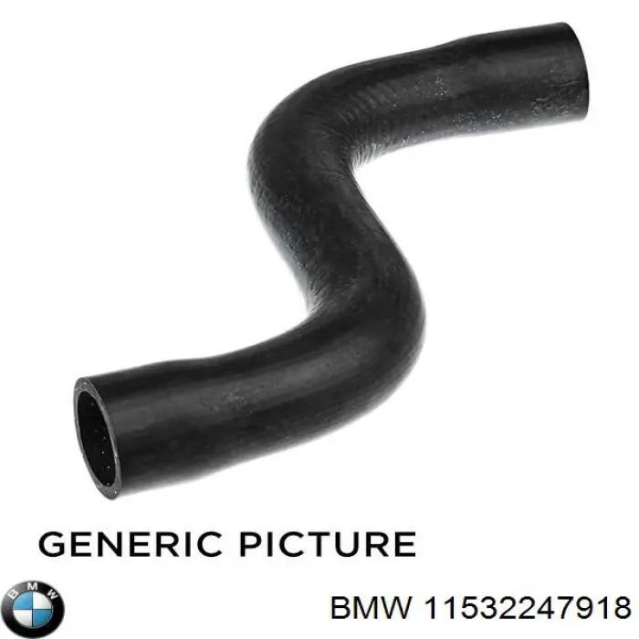 11532247918 BMW conducto refrigerante, bomba de agua, de recepción