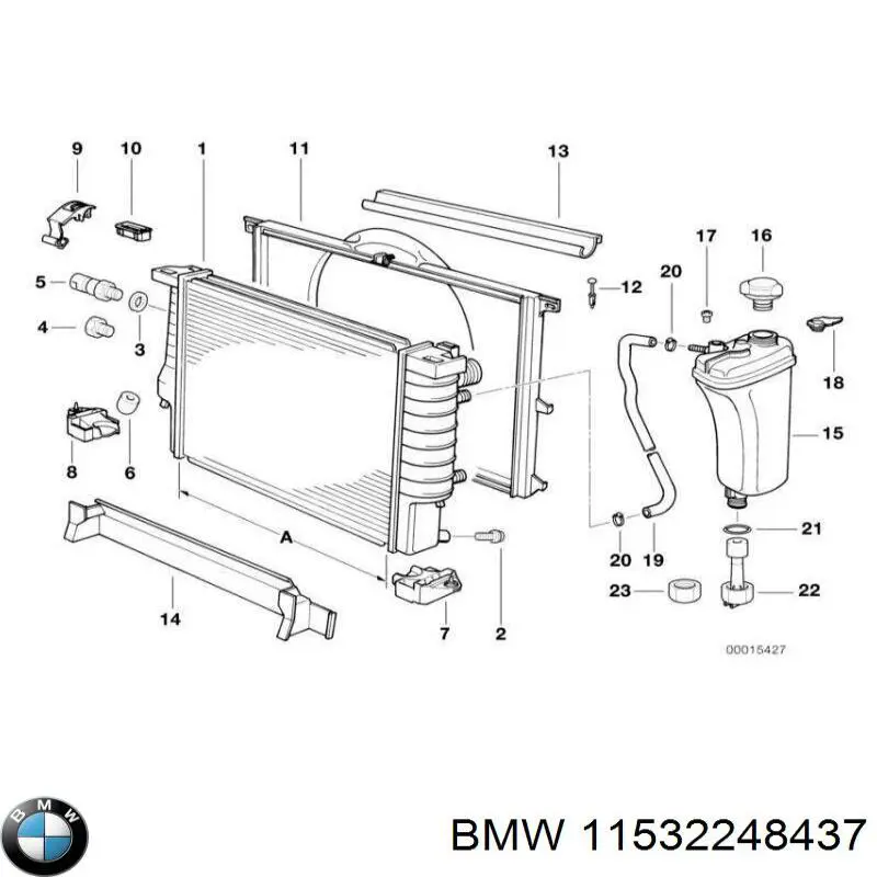 Comprar 11532248437 BMW Manguera superior del radiador