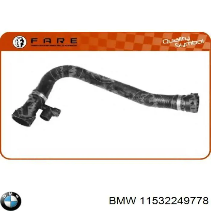 Manguera superior del radiador BMW 11532249778 precio, desde 38,11 EUR