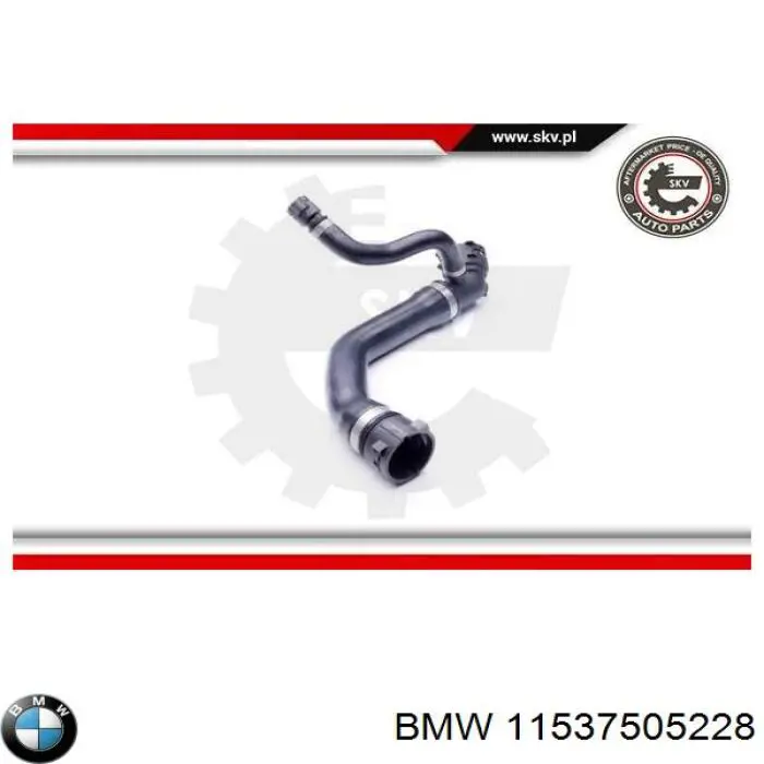 Manguera superior del radiador 11537505228 BMW