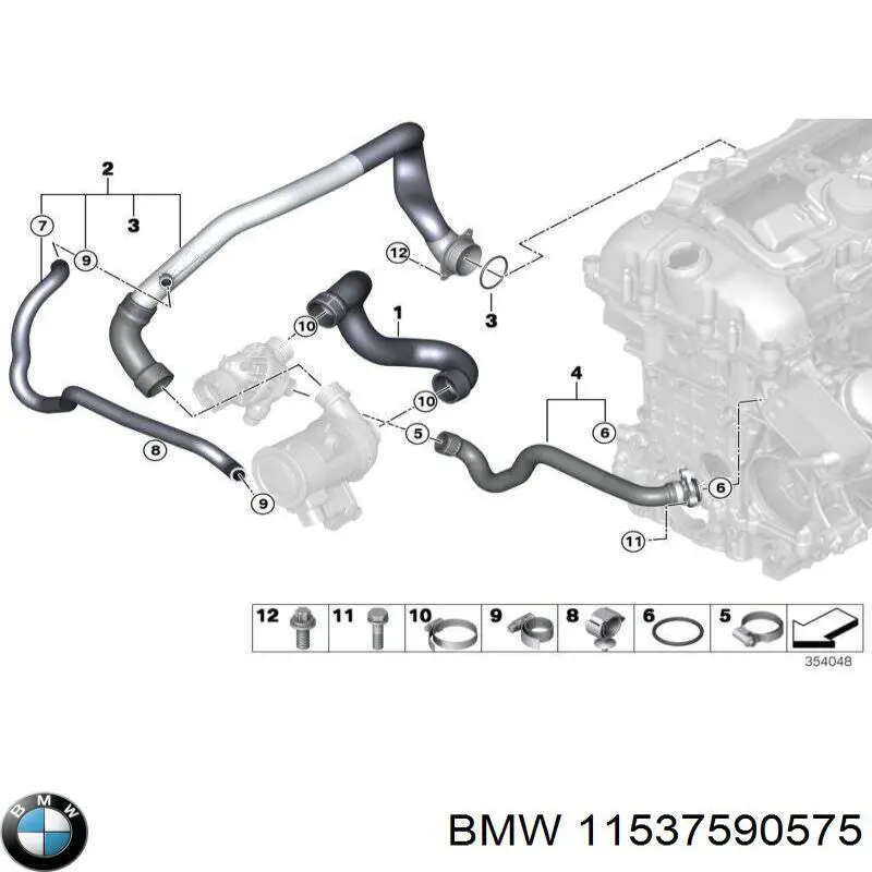 Junta de bomba de agua BMW 11537590575 precio, desde 7,07 EUR