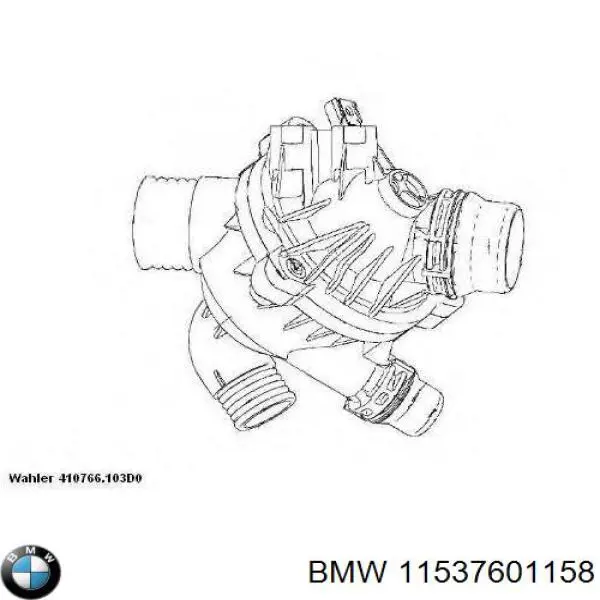 Comprar 11537601158 BMW Caja de termostato