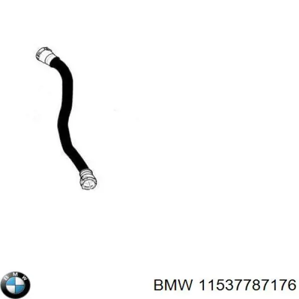 11537787176 BMW tubería de radiador arriba