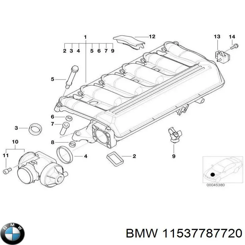 Manguera superior del radiador BMW 11537787720 precio, desde 48,85 EUR