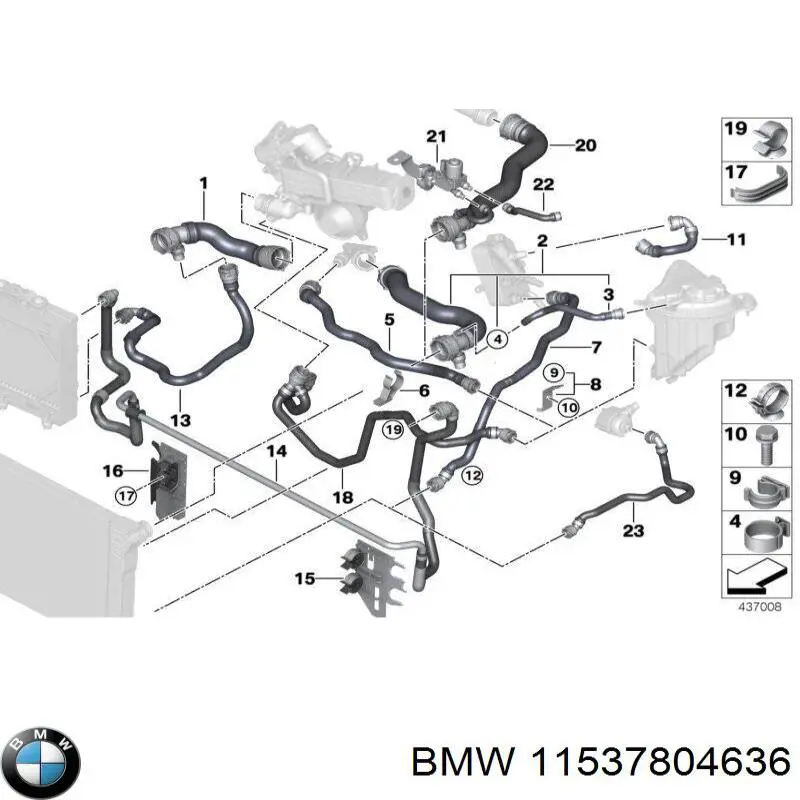 Junta del adaptador del filtro de aceite BMW 11537804636 precio, desde 1,80 EUR