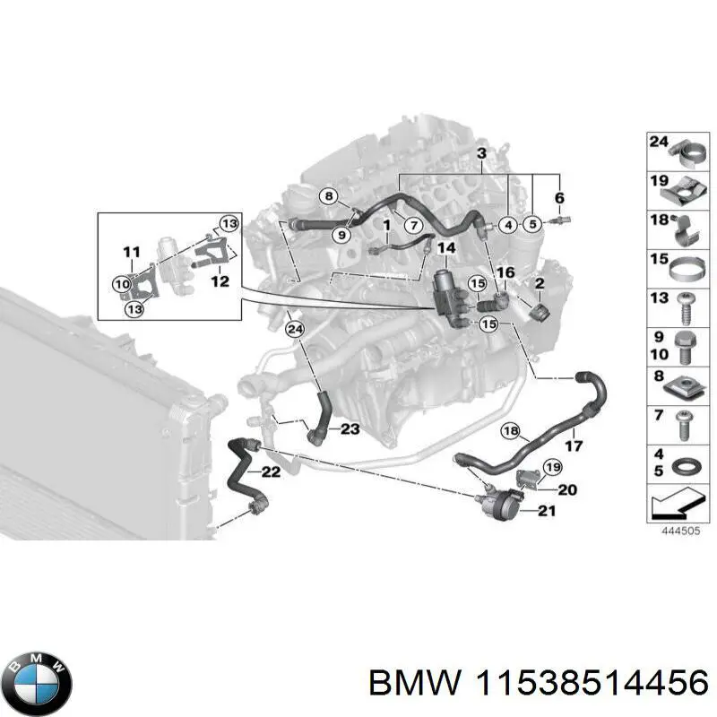  BMW 11538514456 precio, desde 40,76 EUR