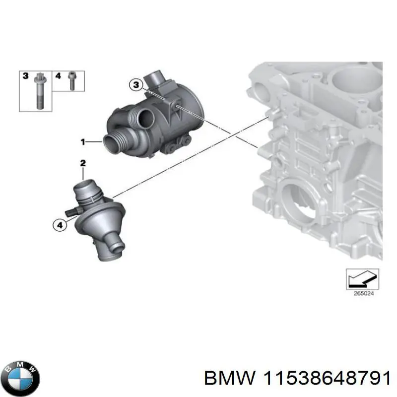 Carcasa del termostato BMW 11538648791 precio, desde 62,39 EUR