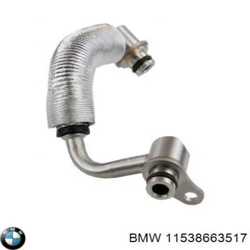 Conducto aceite, turbocompresor, retorno para BMW X1 (E84)