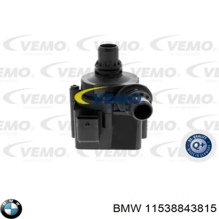 Bomba de agua eléctrica auxiliar BMW 11538843815 precio, desde 71,53 EUR