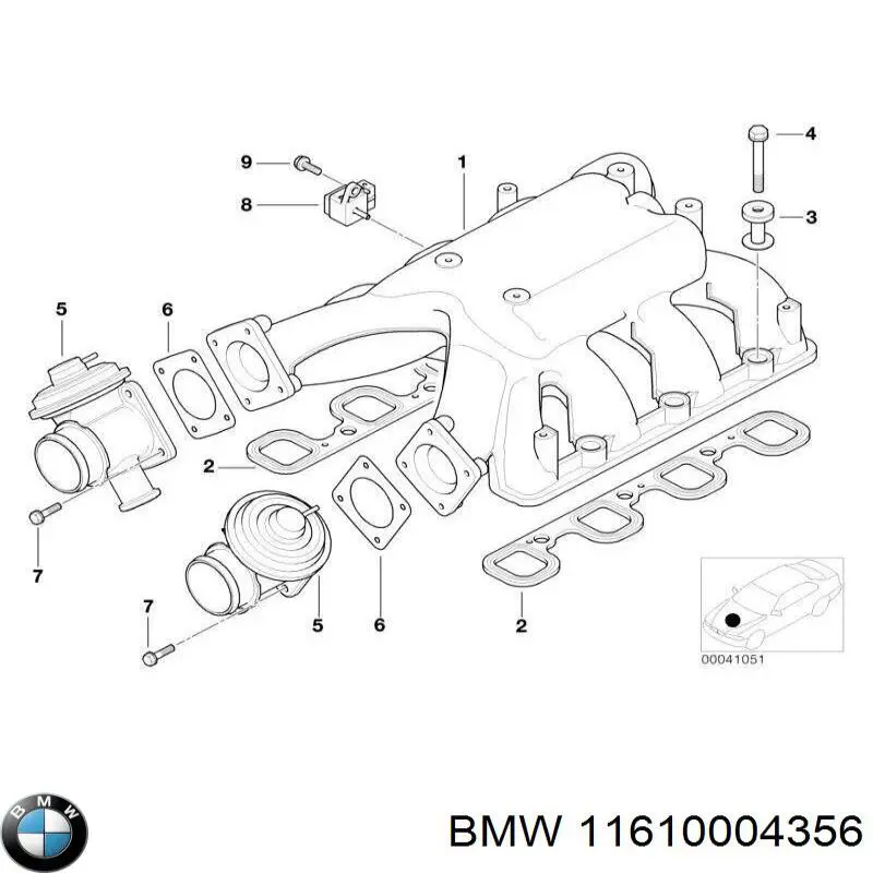 Junta de colector de admisión BMW 11610004356 precio, desde 32,91 EUR