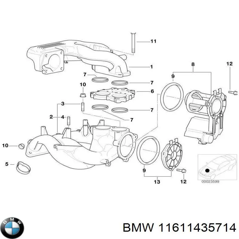 11611435714 BMW tapón de expansión de refrigerante/anticongelante