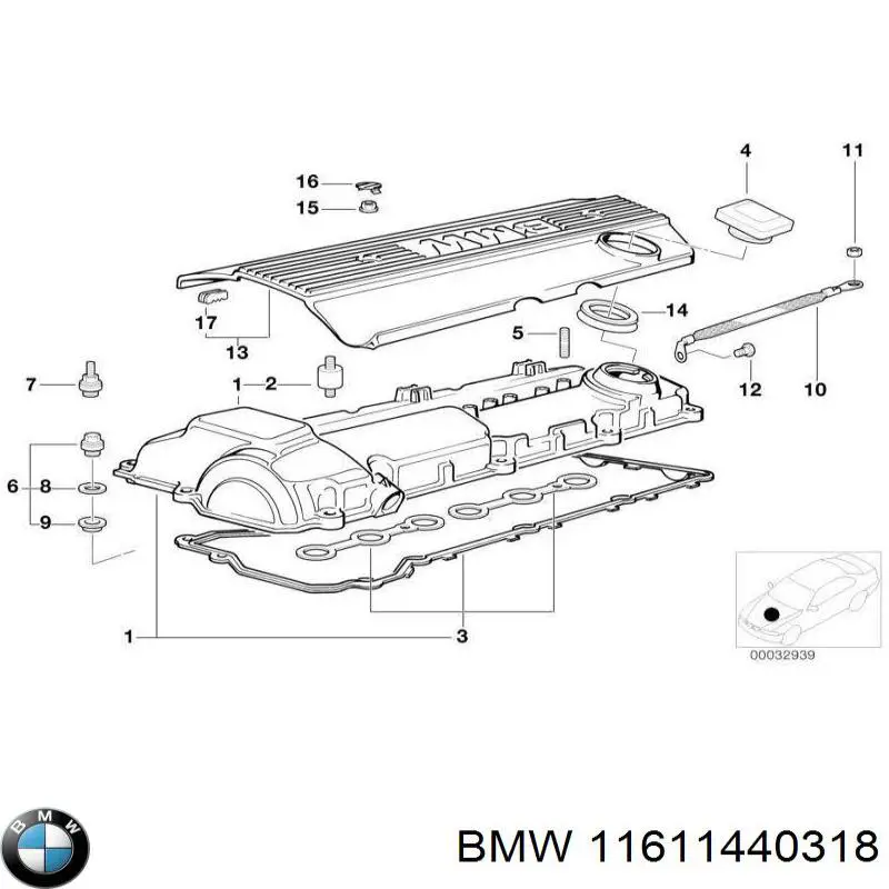 Comprar 11611440318 BMW Sistema de ventilación del cárter