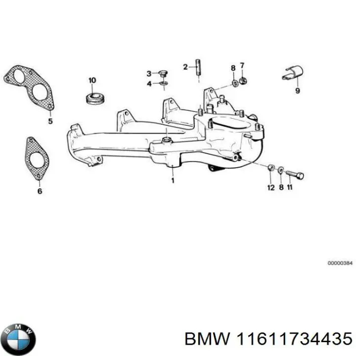 Juego de juntas, colector de admisión para BMW 3  E21