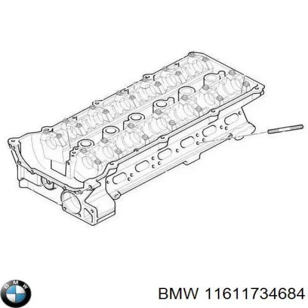 11611734684 BMW junta, adaptador de filtro de aceite