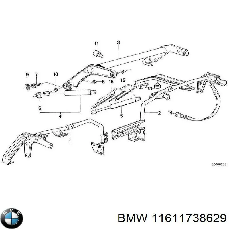 Comprar 11611738629 BMW Brida del sistema de refrigeración (triple unión)