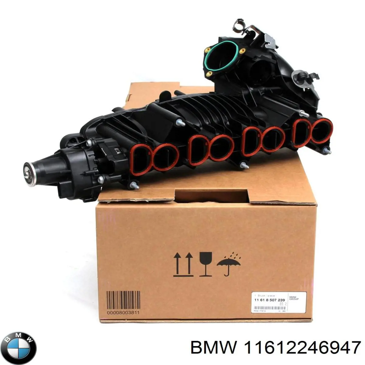Abrazadera de tubo de escape trasera 11612246947 BMW