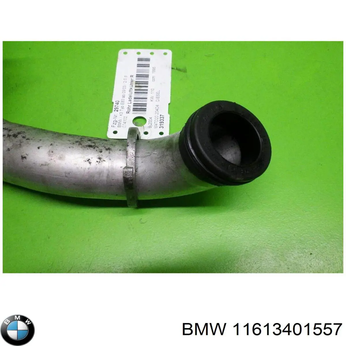 11613401557 BMW tubo flexible de aire de sobrealimentación izquierdo