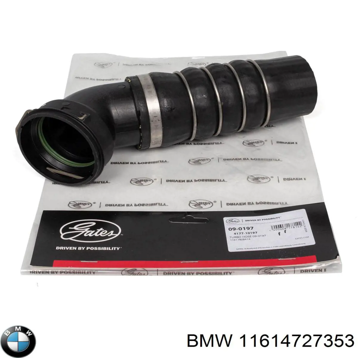 11614727353 BMW tubo flexible de aire de sobrealimentación derecho