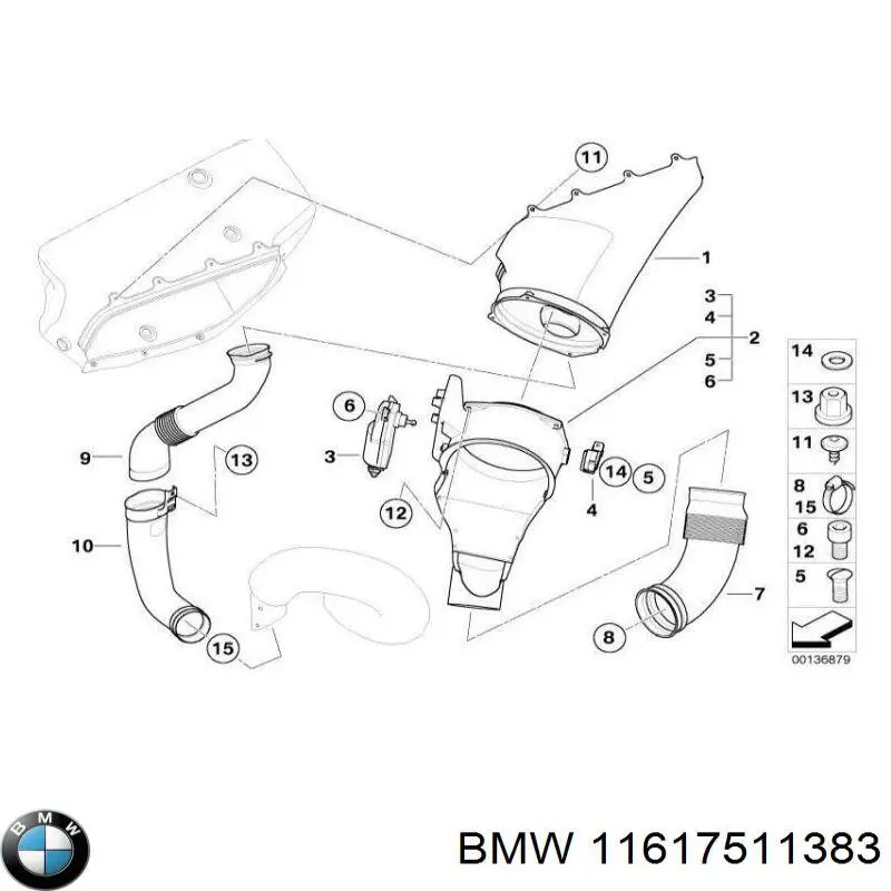 Ajustador De Longitud Del Multiple De Admision para BMW X1 (E84)