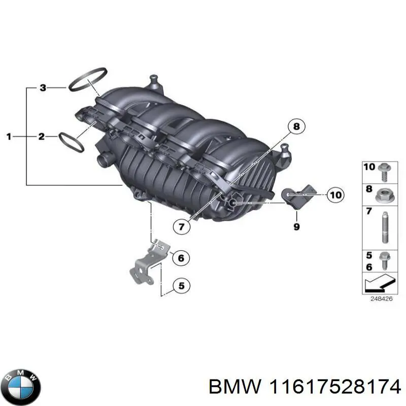 Comprar 11617528174 BMW Junta cuerpo mariposa
